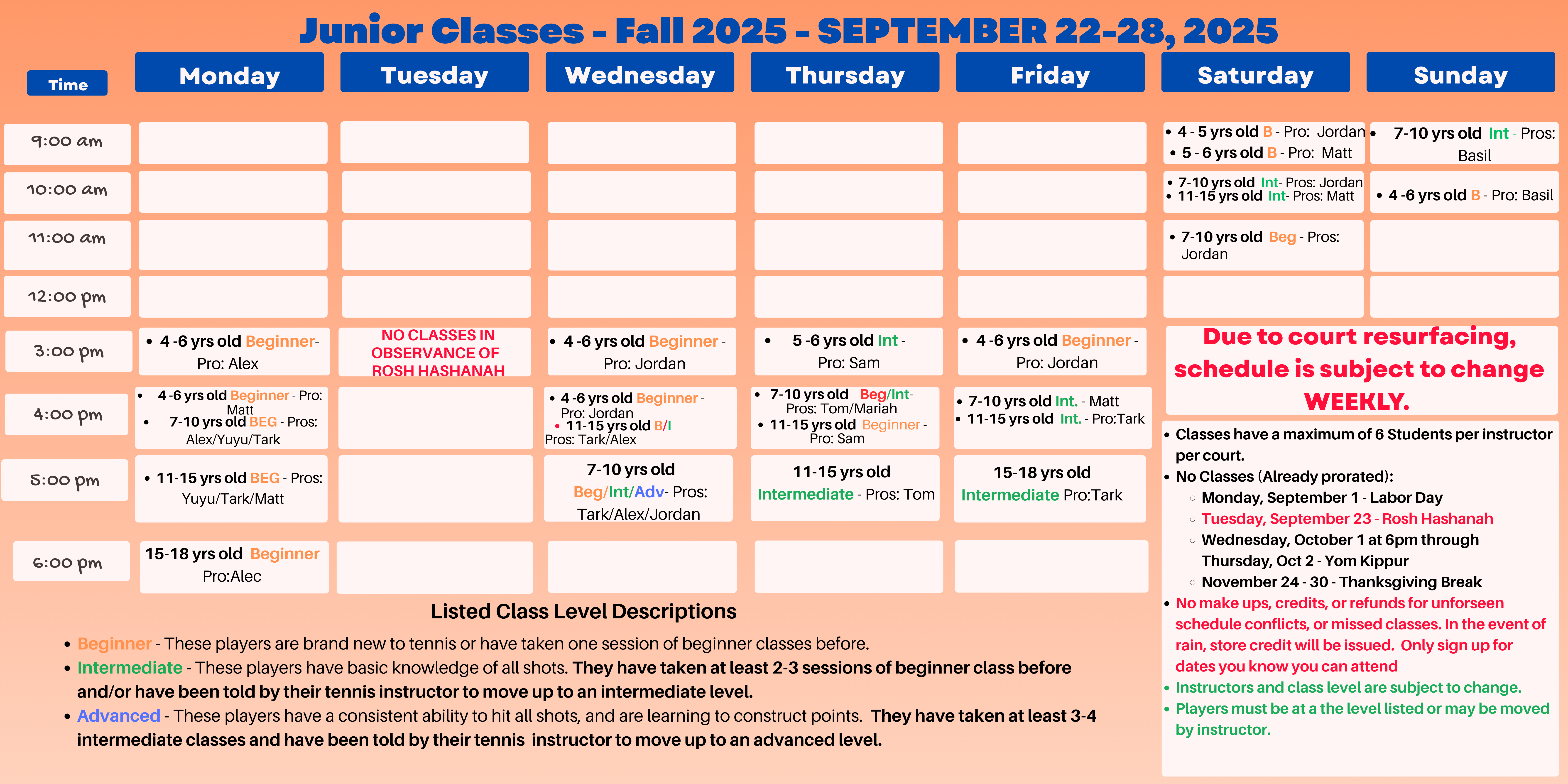Junior fall sept 22