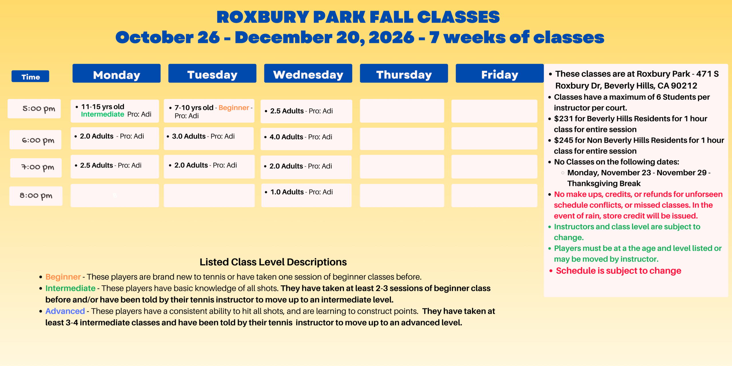 fall 2 roxbury